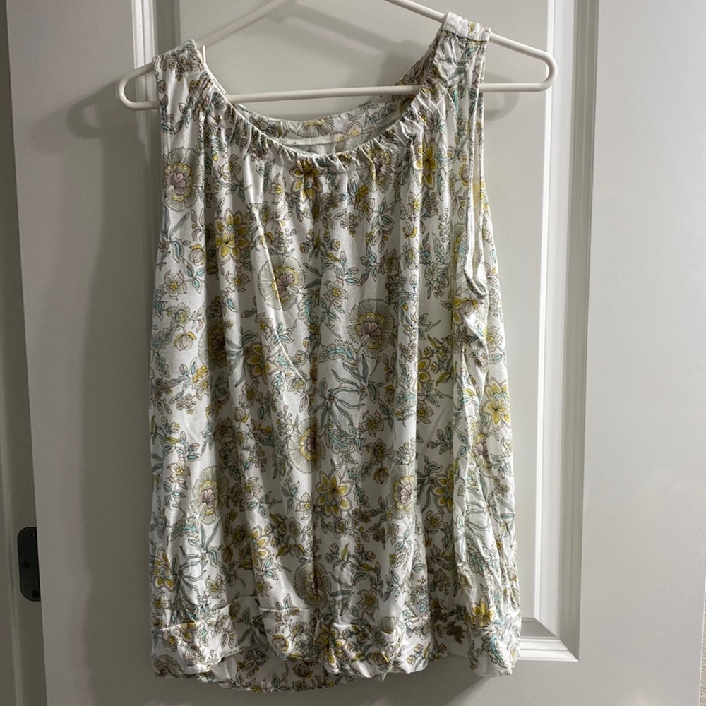 LOFT Outlet - Floral Tank Top - XL